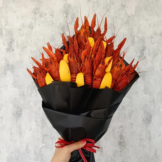 Букет из вкусных раков