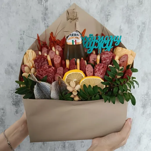 Потрясающий конверт из закусок
