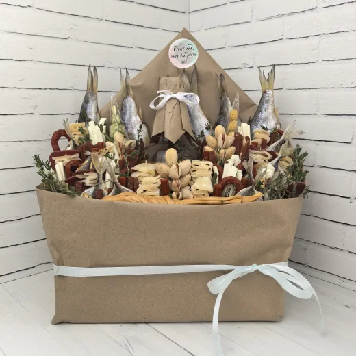 Аппетитный конверт с закусками