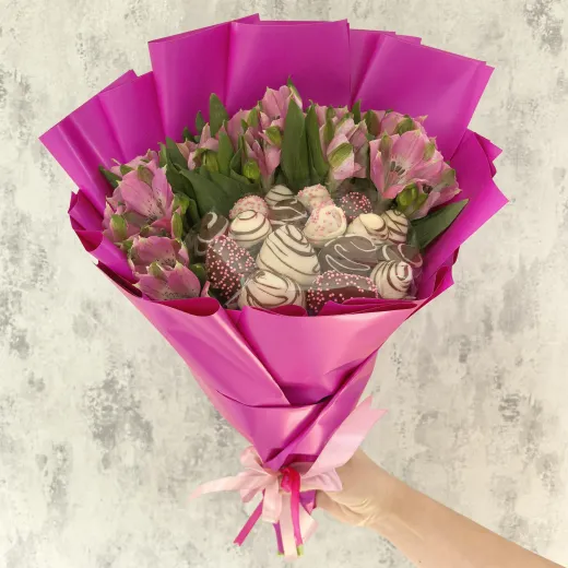 Цветочный десерт